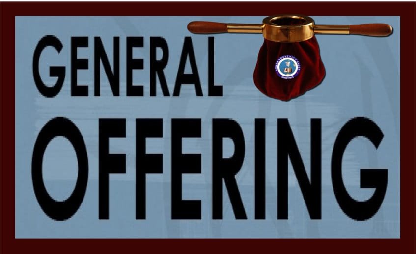 General Offering POWER HOUSE HOLYGHOST MINISTRY INT 
